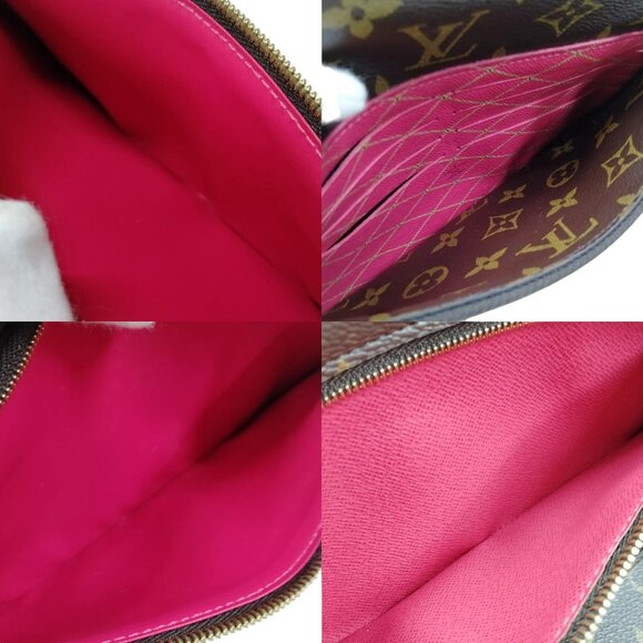 211861AN (S6) Louis Vuitton Shoulder Bag Weekend Brown Monogram - Picture 8 of 10